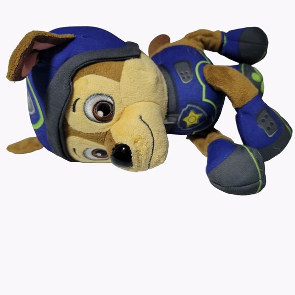 Nick Jr Paw Patrol Chase Police Dog 8 inch Plush Stuffed Animal Toy Nickelodeon - Picture 2 of 6